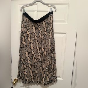 H&M Snake print maxi skirt